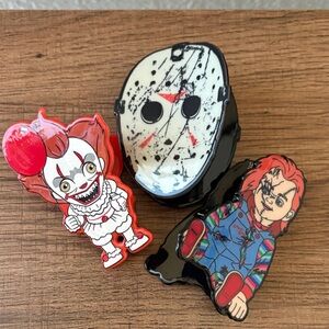Horror character hair claw clips